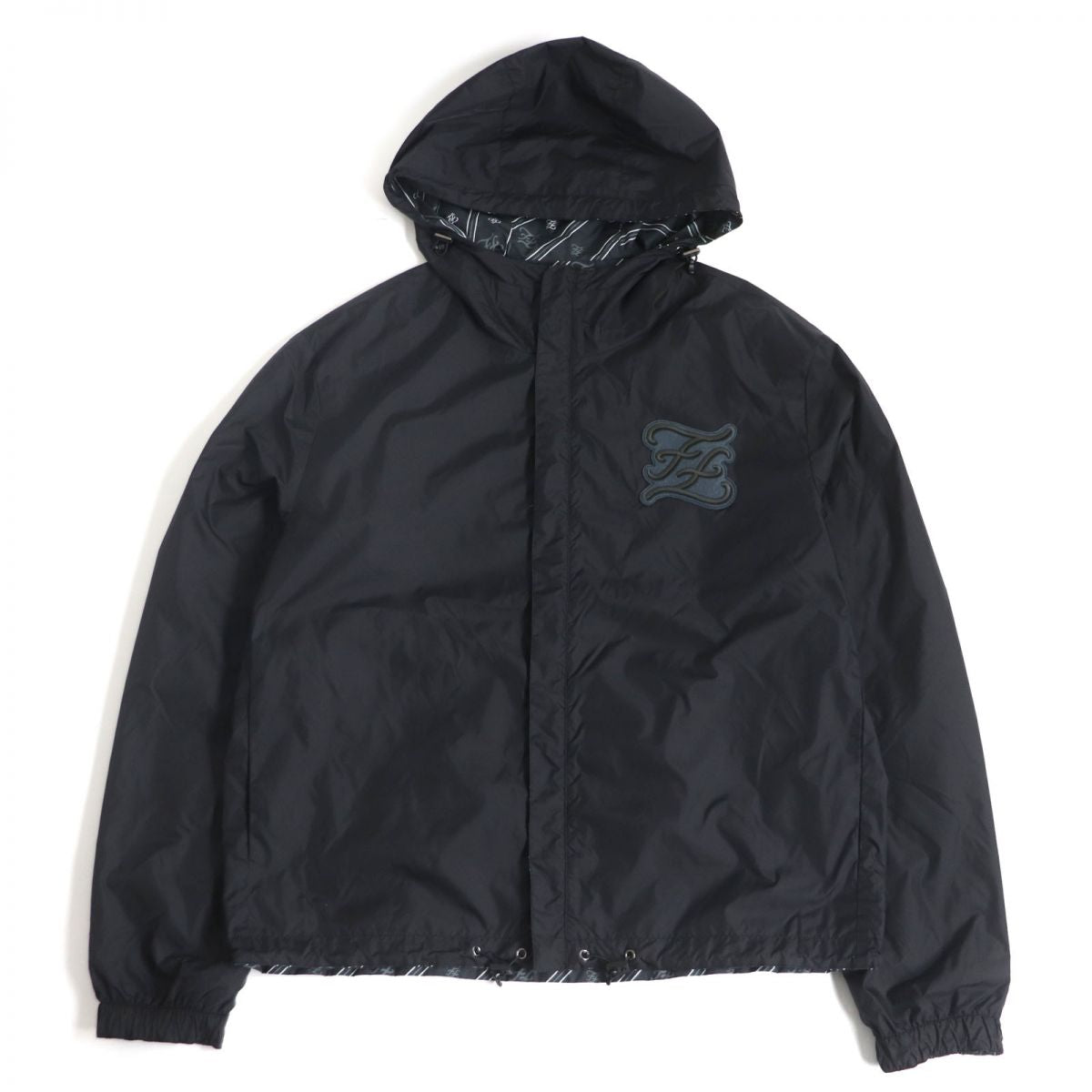 Fendi Reversible Windbreaker FF Logo Black