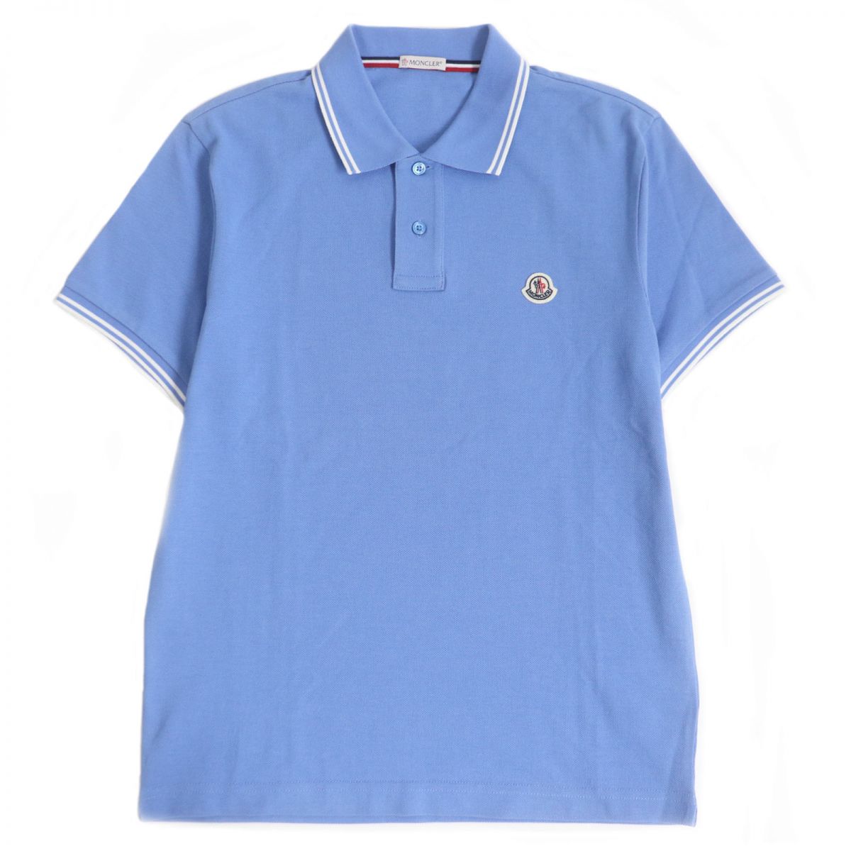 Moncler MAGLIA Logo Patch Cotton Polo Shirt S