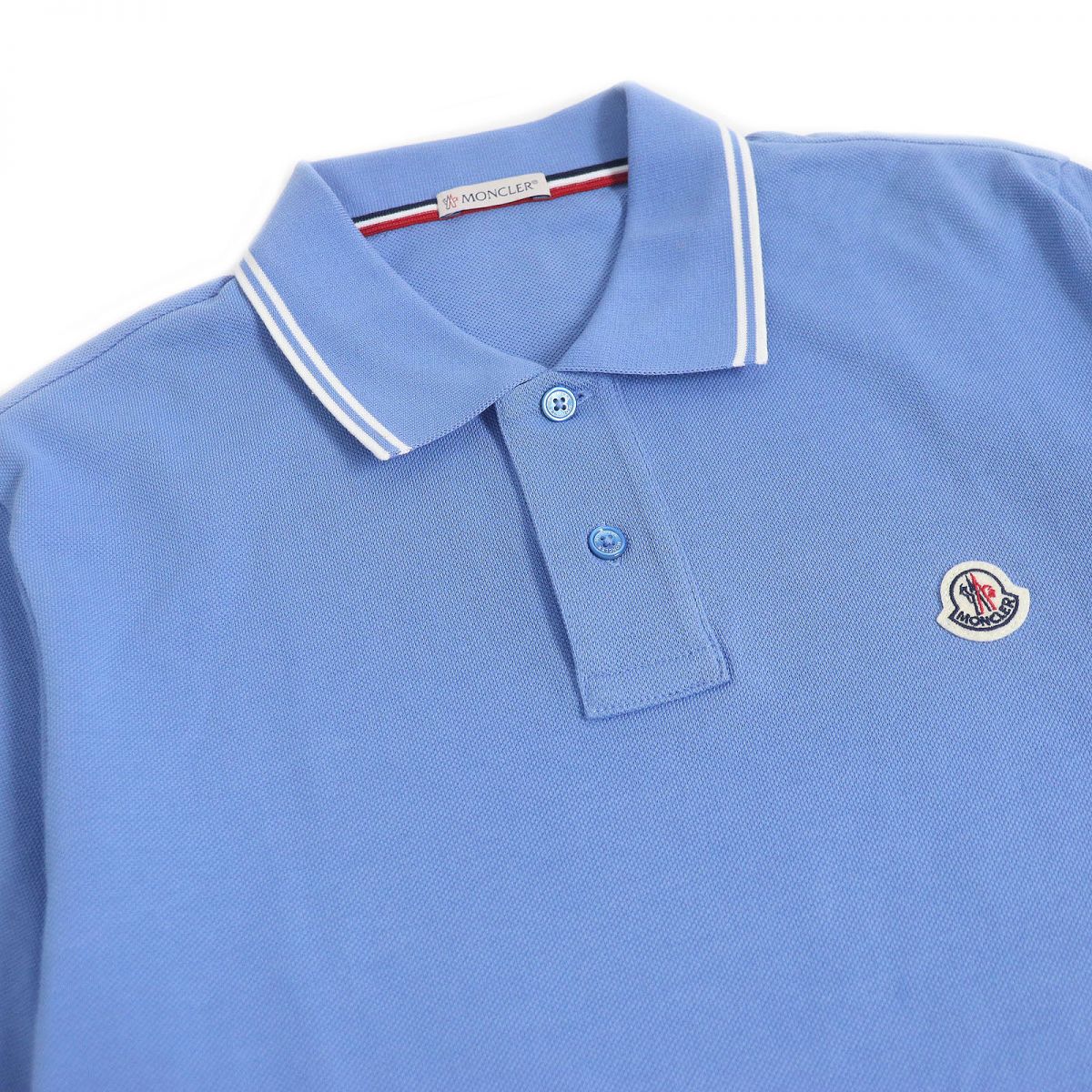 Moncler MAGLIA Logo Patch Cotton Polo Shirt S