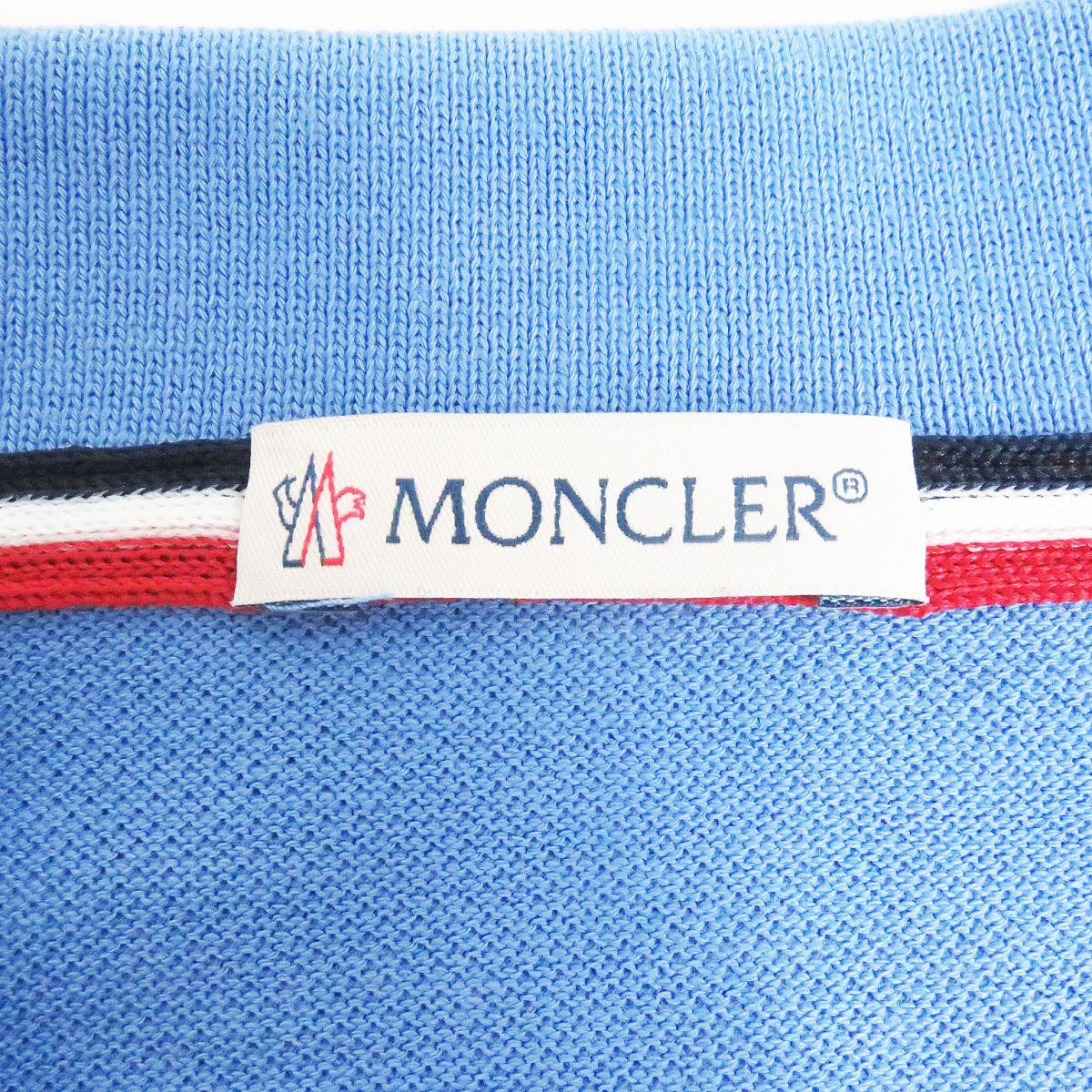 Moncler MAGLIA Logo Patch Cotton Polo Shirt S