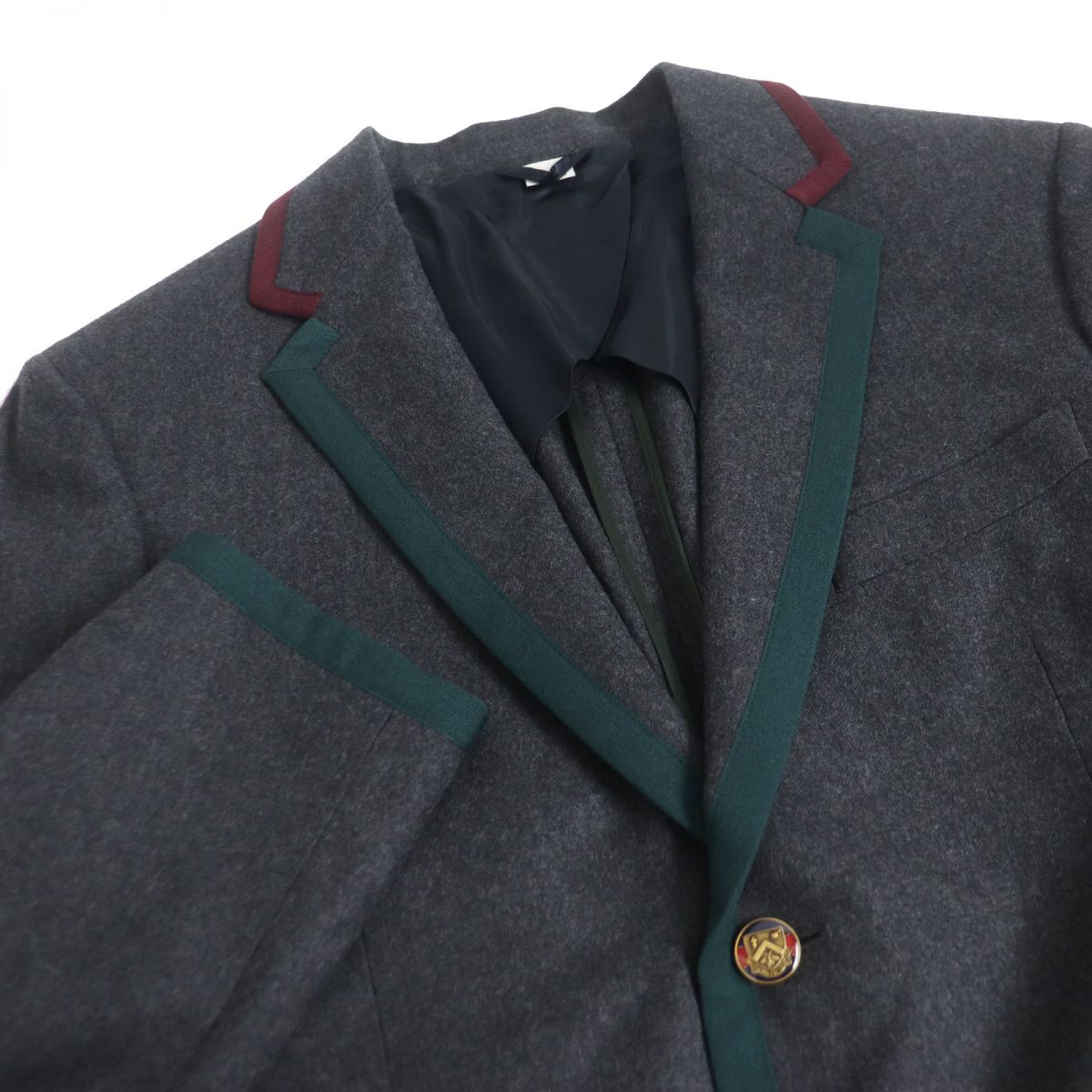 Gucci Wool Logo Emblem Bee Blazer Gray 50