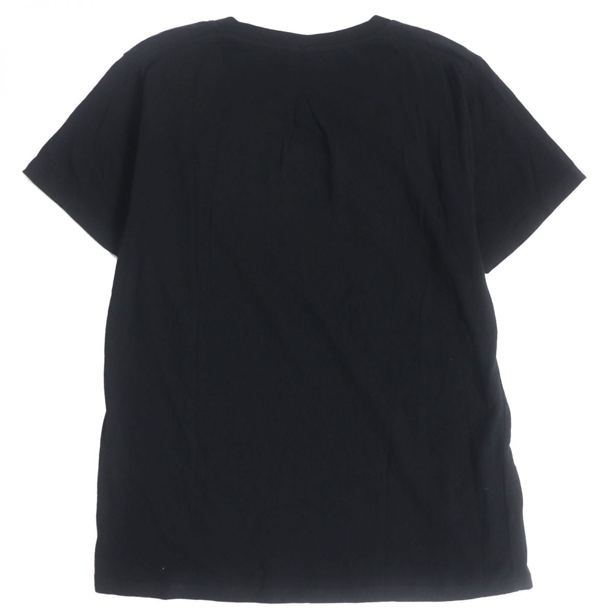 Saint Laurent 100% Cotton T-Shirt Black S