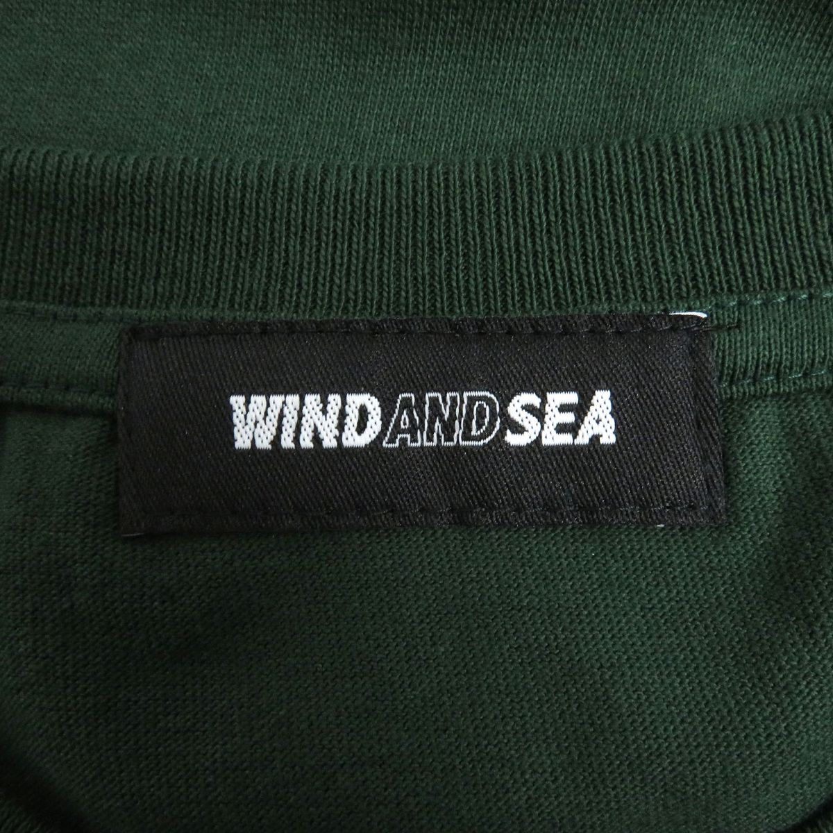 WIND AND SEA Thrasher Logo T-Shirt Green L