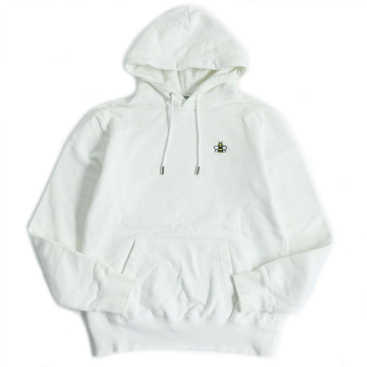 Dior Bee Embroidery Pullover Hoodie White S