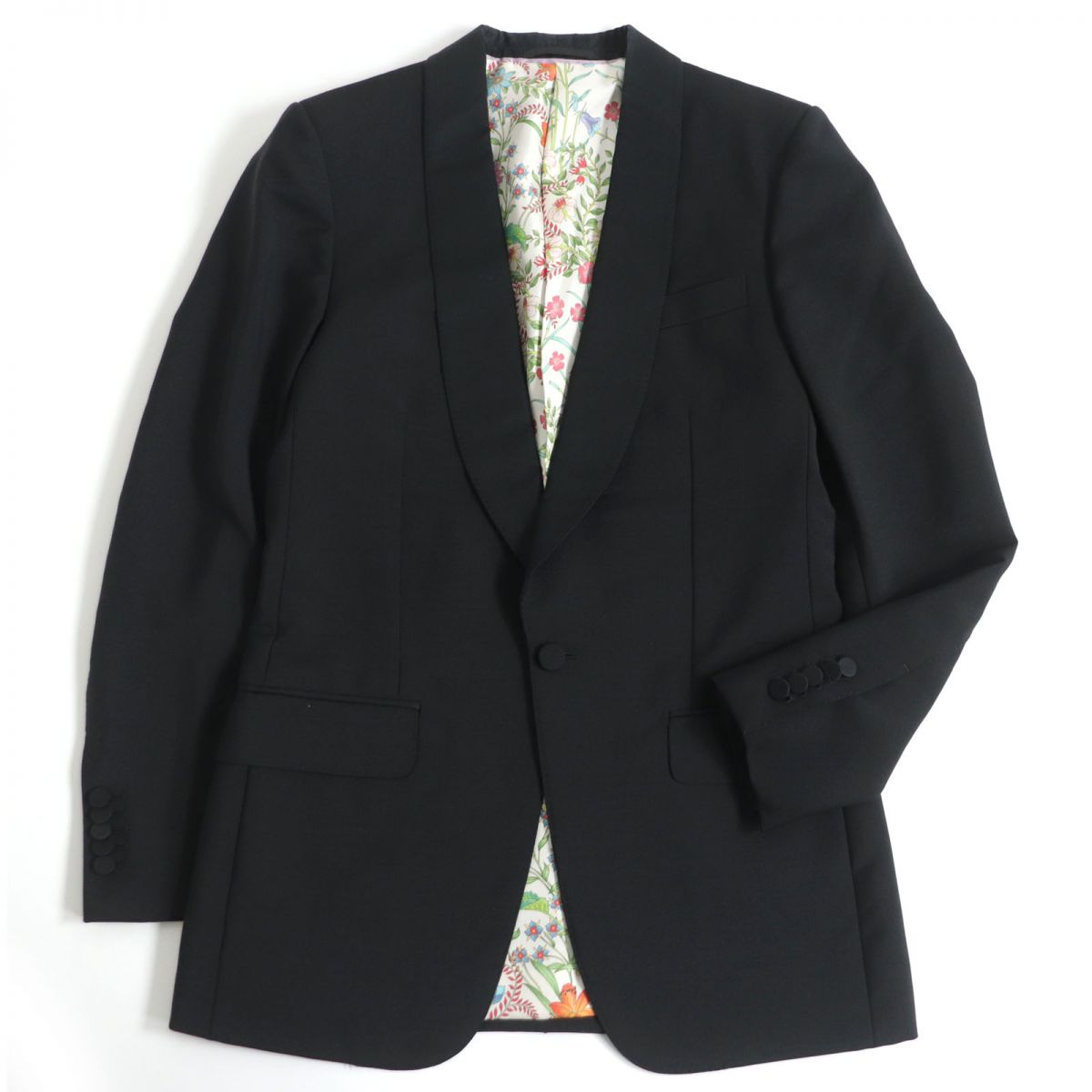 Gucci Cobra Embroidery Mohair Wool Silk Jacket