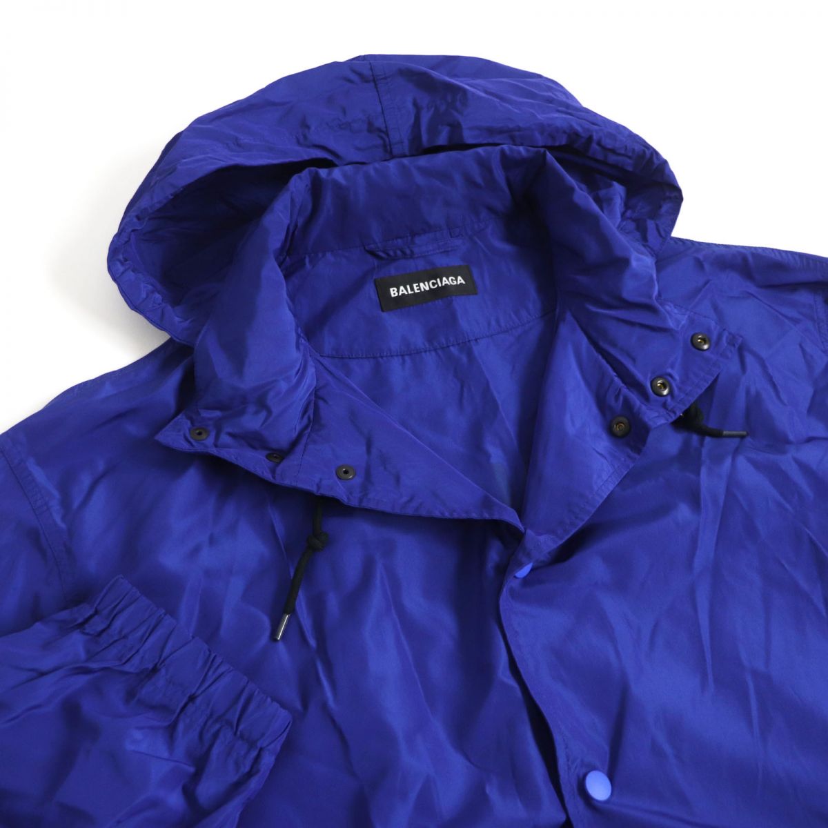 Balenciaga Hooded Oversized Raincoat Windbreaker