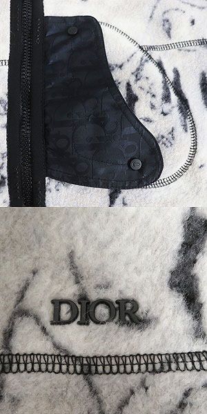 Dior Oblique Reversible Fleece Jacket XS