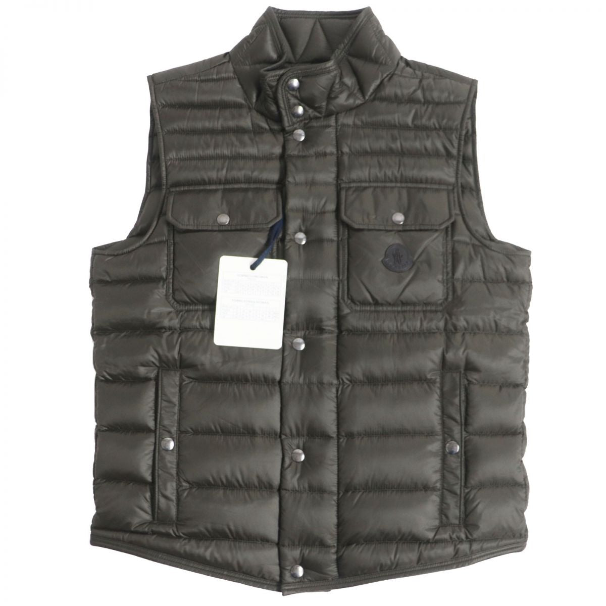 Moncler Ever Gilet Down Vest Khaki Men's