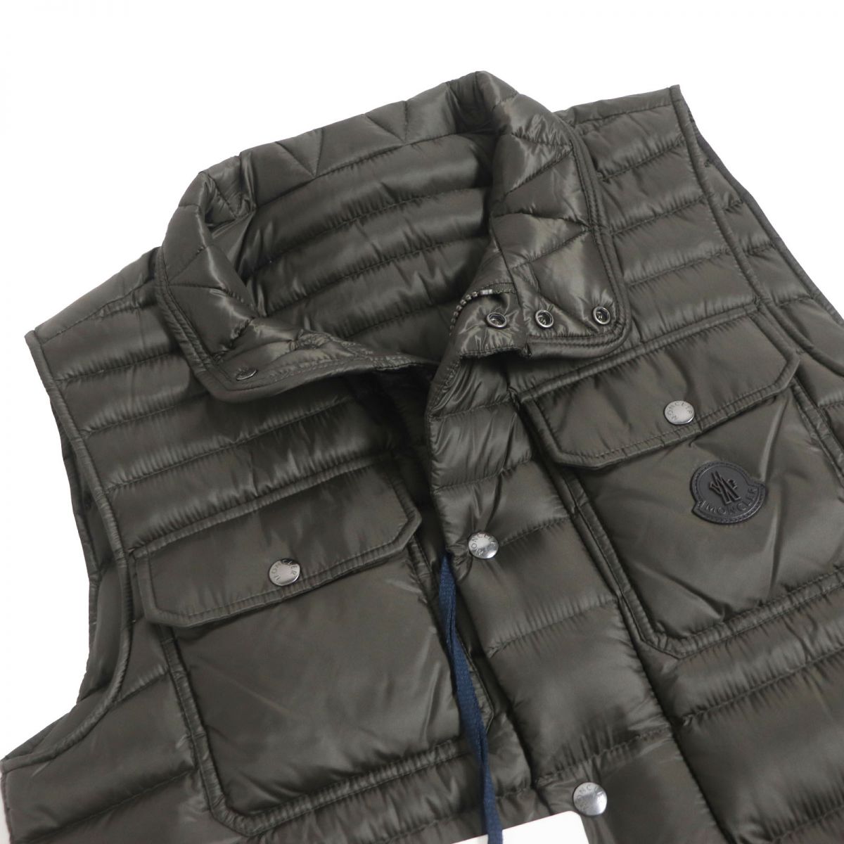 Moncler Ever Gilet Down Vest Khaki Men's