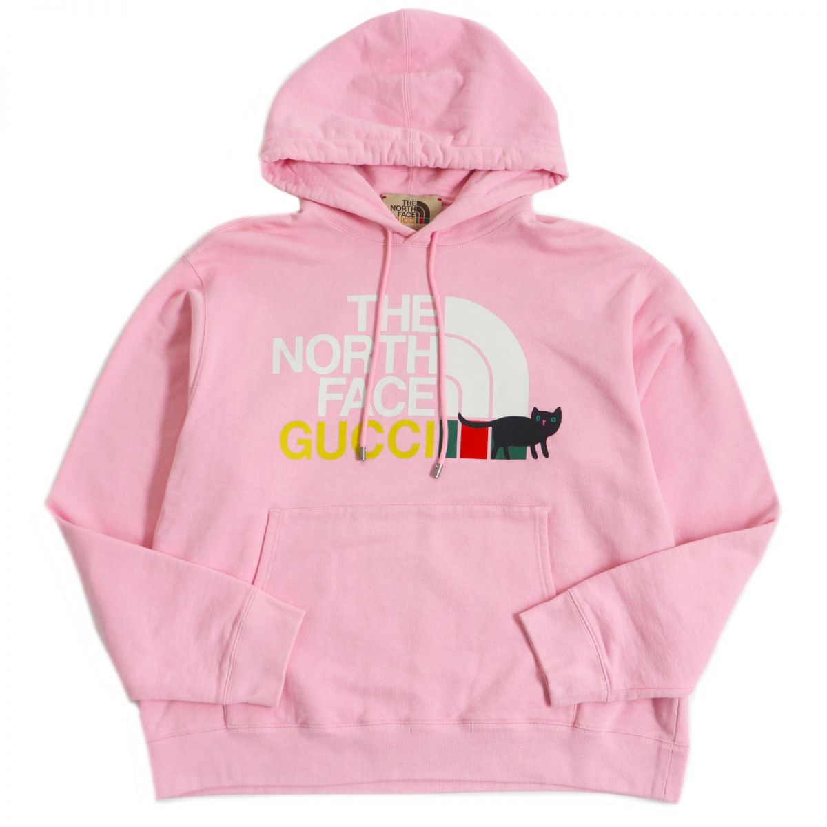 Gucci x The North Face Logo Hoodie Pink M