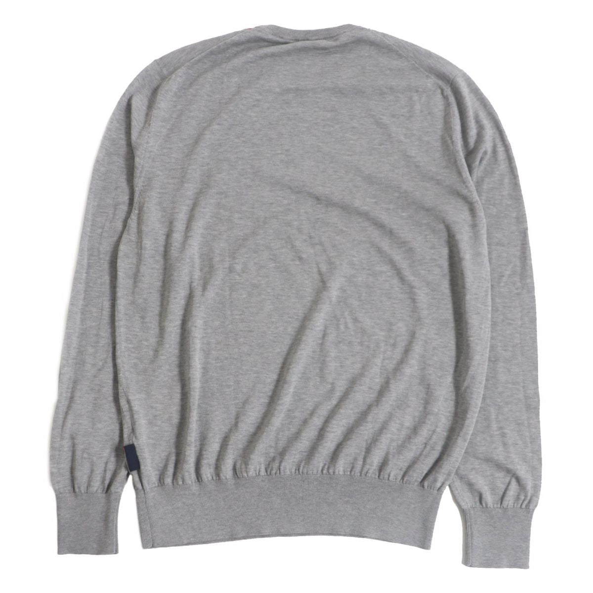 Moncler Cotton GIROCOLLO TRICOT Sweater Gray