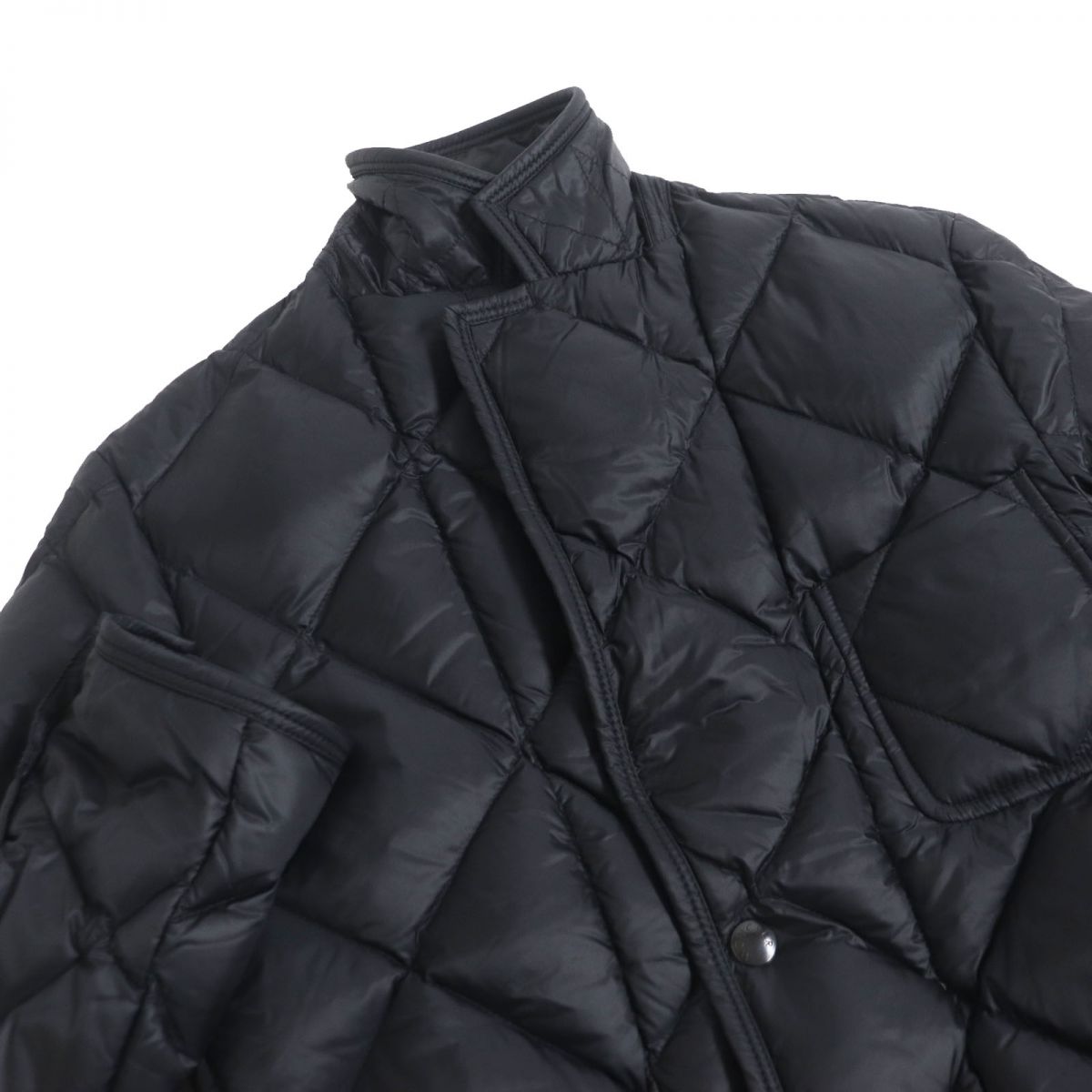 Moncler HERMINIER Logo Quilted Down Jacket Black