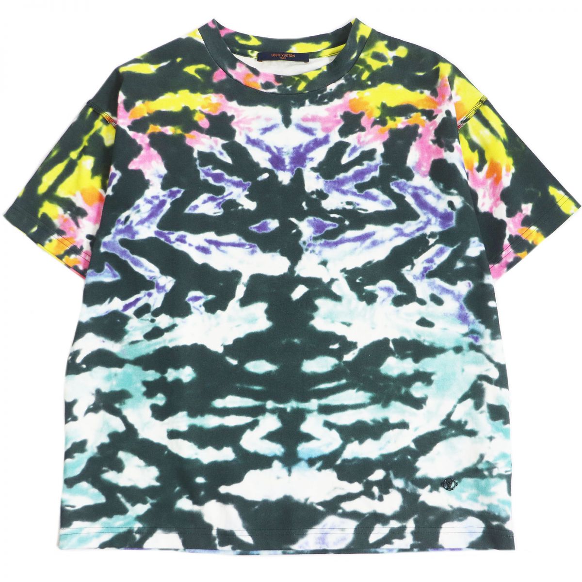 Louis Vuitton Rainbow Logo Tie-dye T-shirt