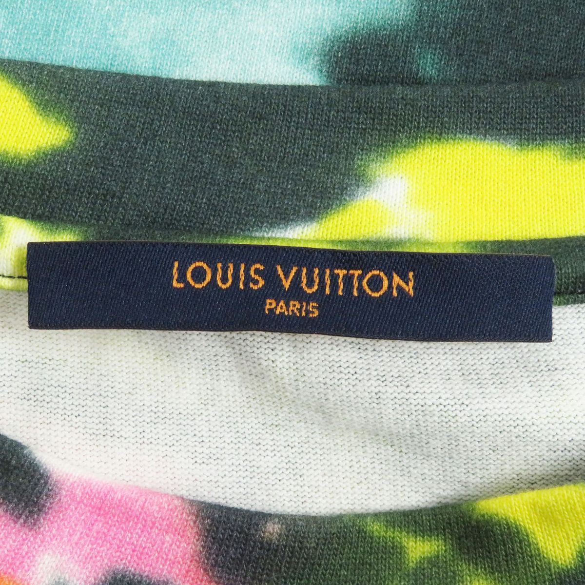 Louis Vuitton Rainbow Logo Tie-dye T-shirt