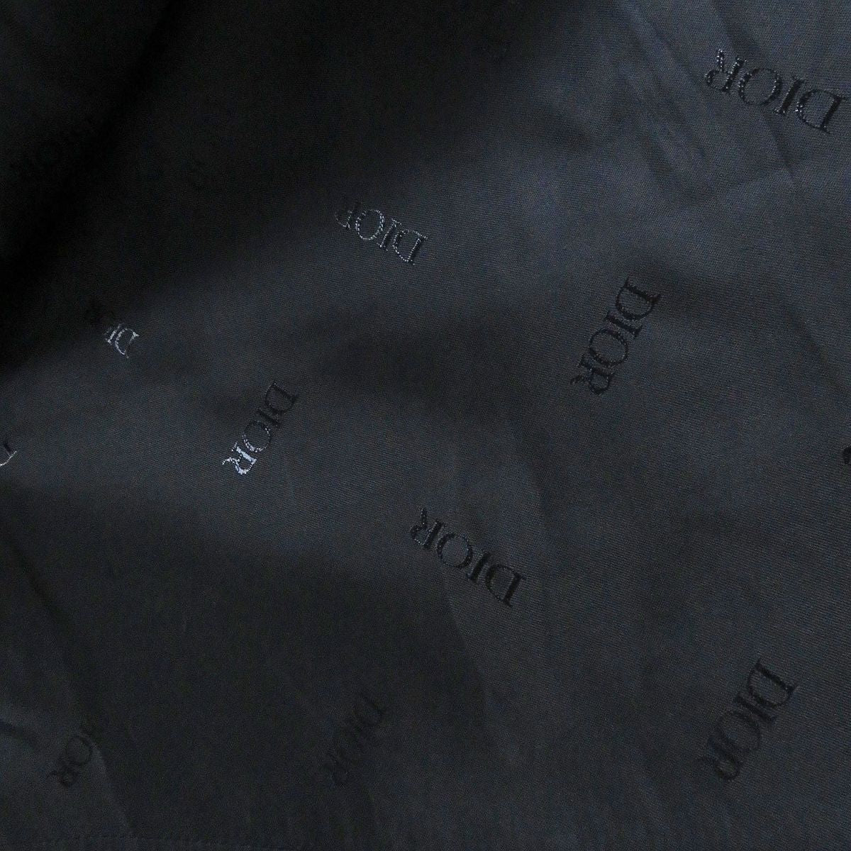 Dior Logo Embroidered Mod Coat Blue 44