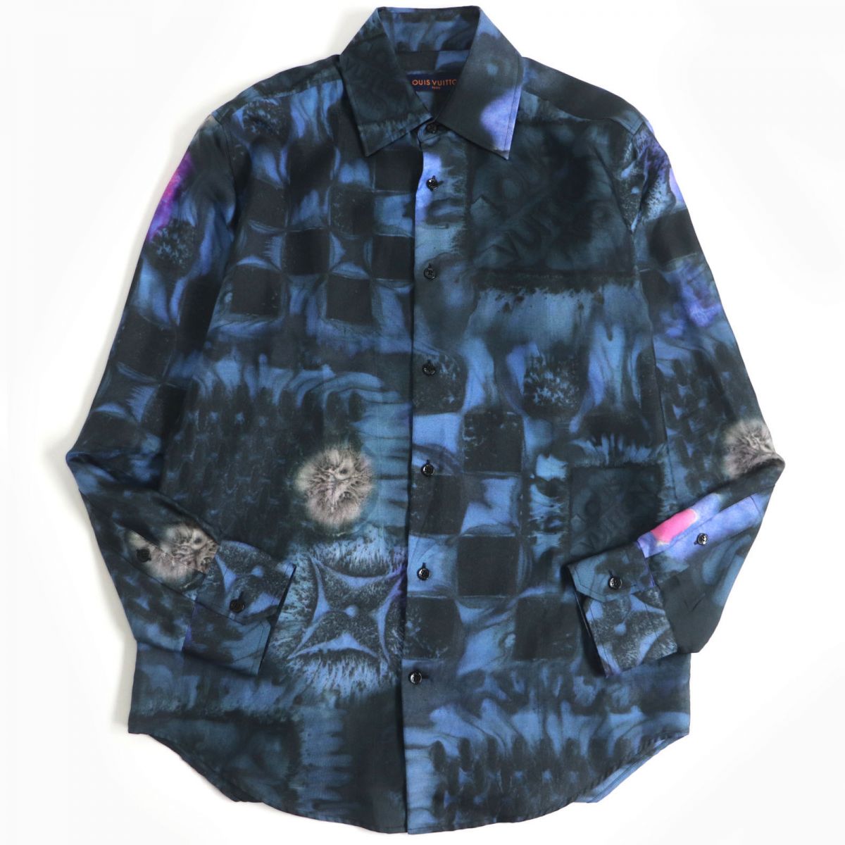 Louis Vuitton Silk XS Salt Print Shirt