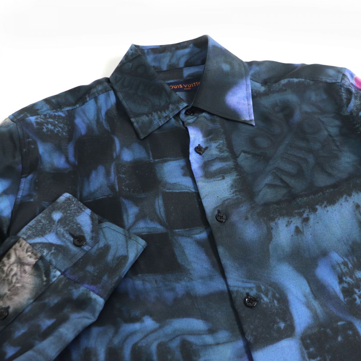 Louis Vuitton Silk XS Salt Print Shirt