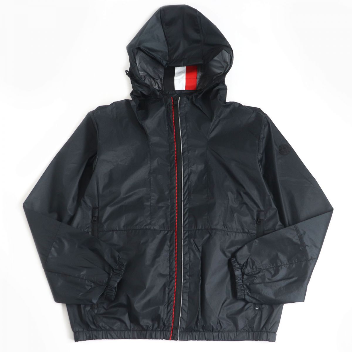 Moncler AURIOL Nylon Hooded Jumper Dark Gray