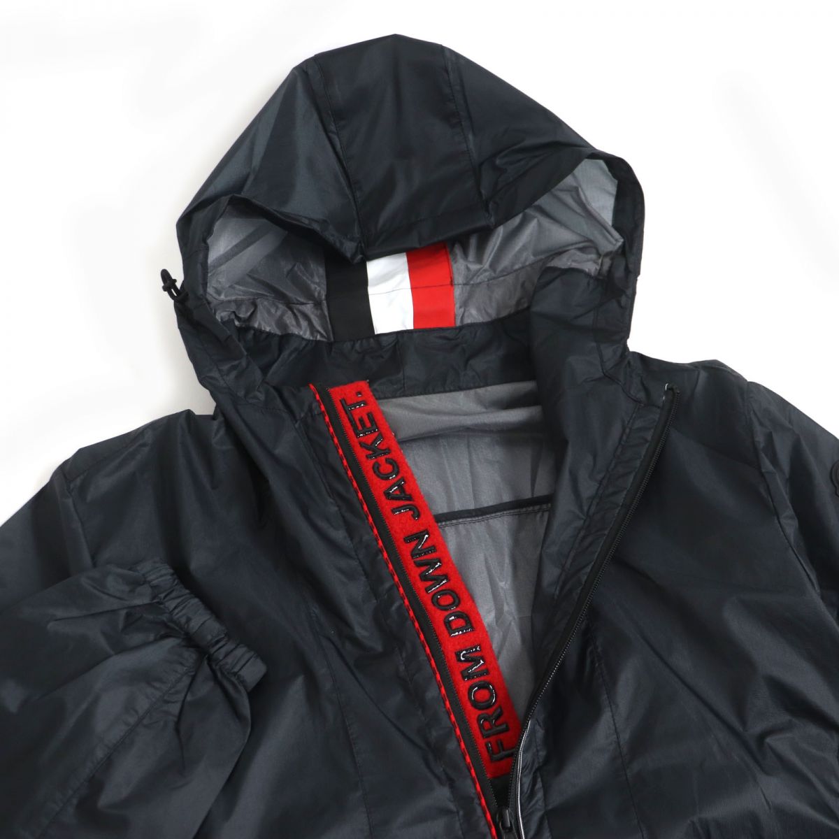 Moncler AURIOL Nylon Hooded Jumper Dark Gray