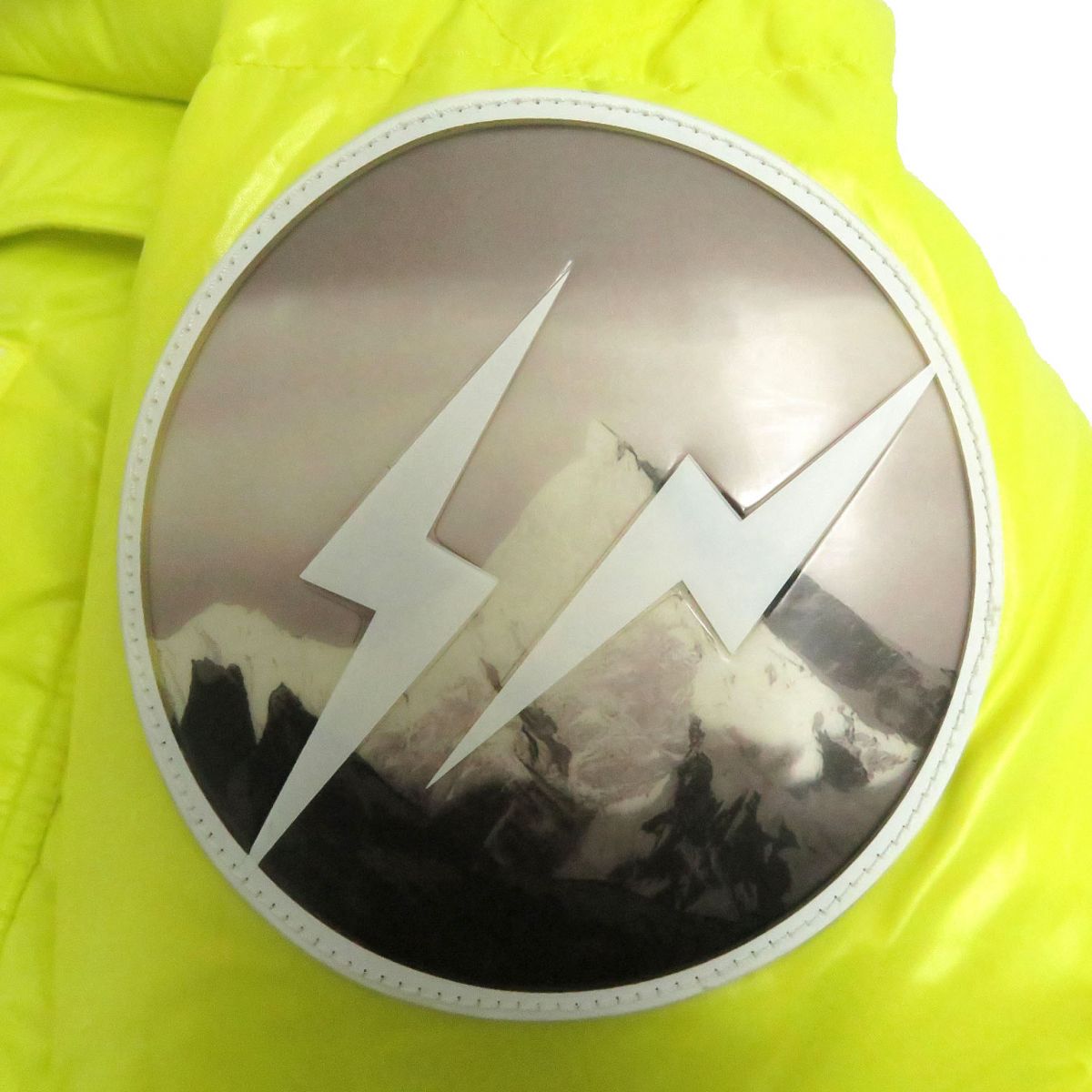 Moncler ANTHEMY Hooded Down Jacket Neon Yellow