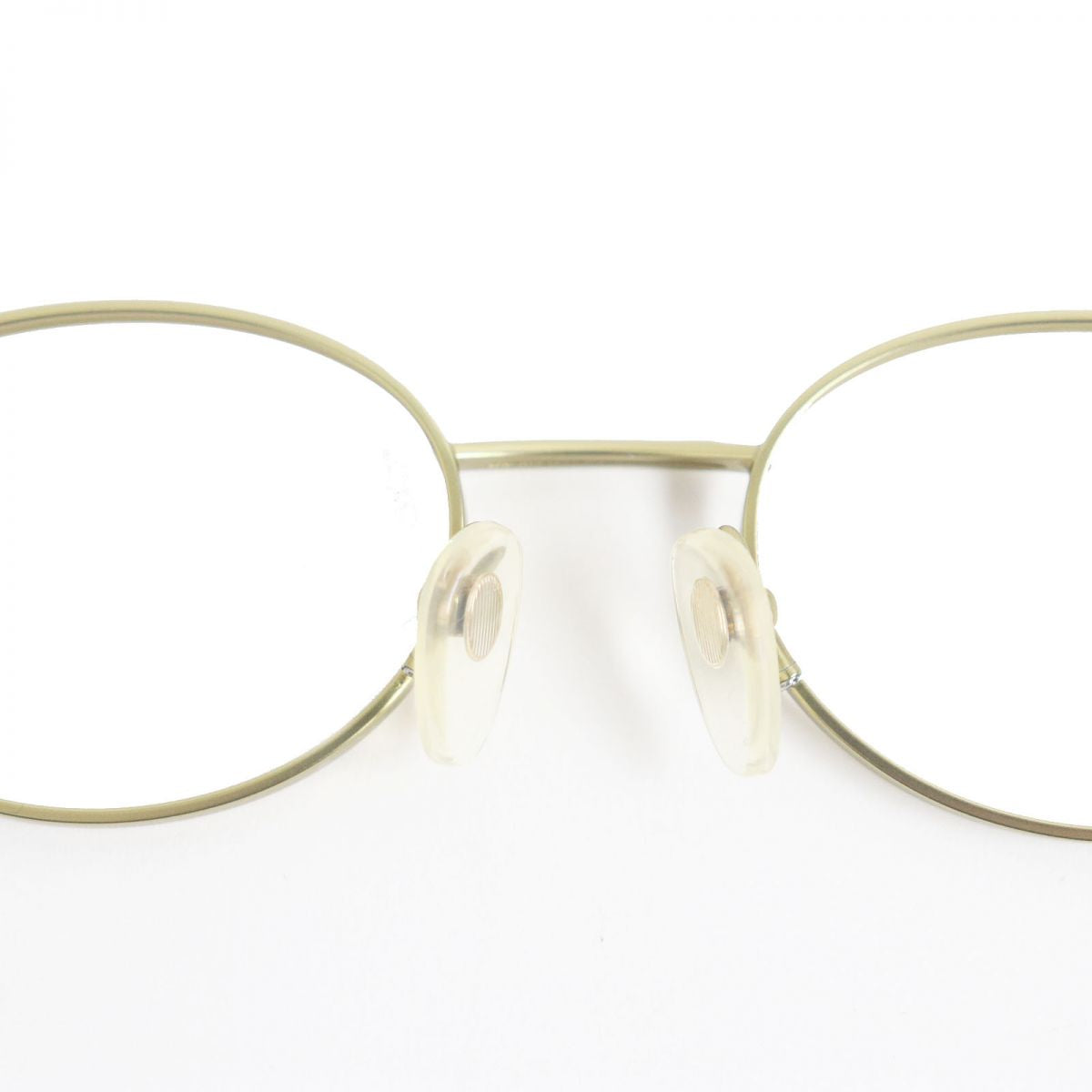 Yohji Yamamoto Logo Glasses Frame Gold Black