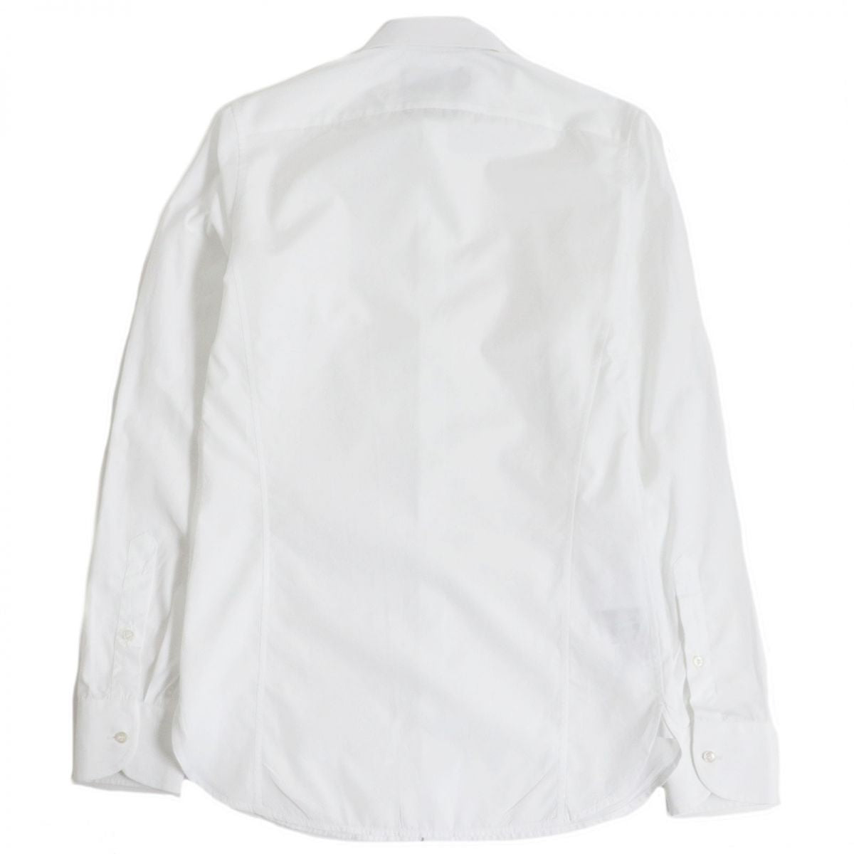 Gucci Logo Button Cotton Poplin Shirt White