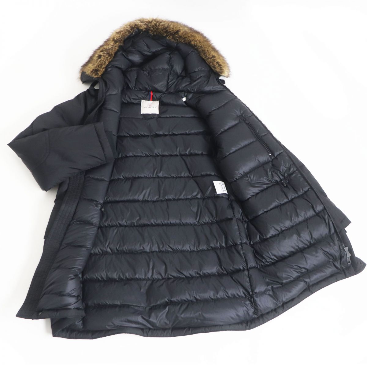 Moncler AJA GIUBBOTTO Eco Fur Hooded Down Jacket