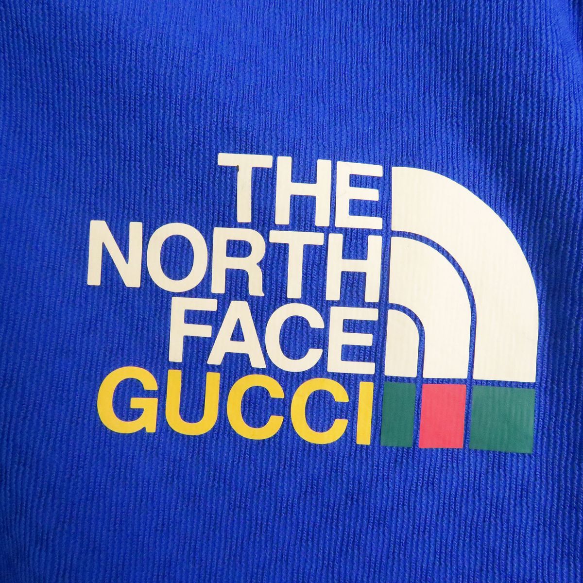 Gucci x The North Face Fleece Half-Zip Hoodie Blue M