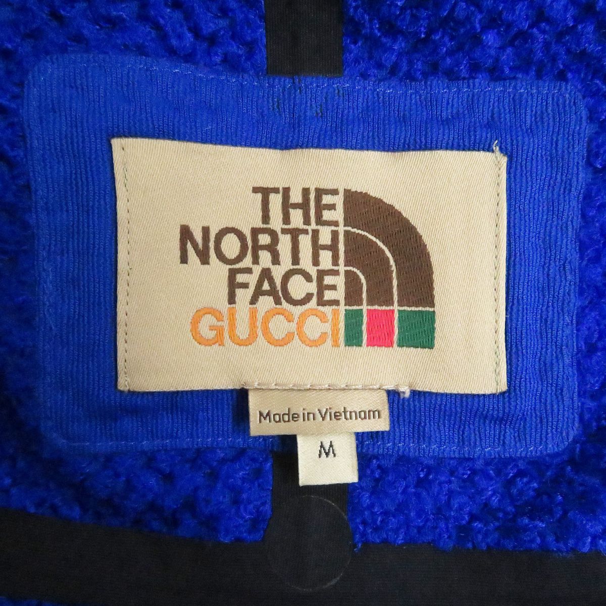 Gucci x The North Face Fleece Half-Zip Hoodie Blue M