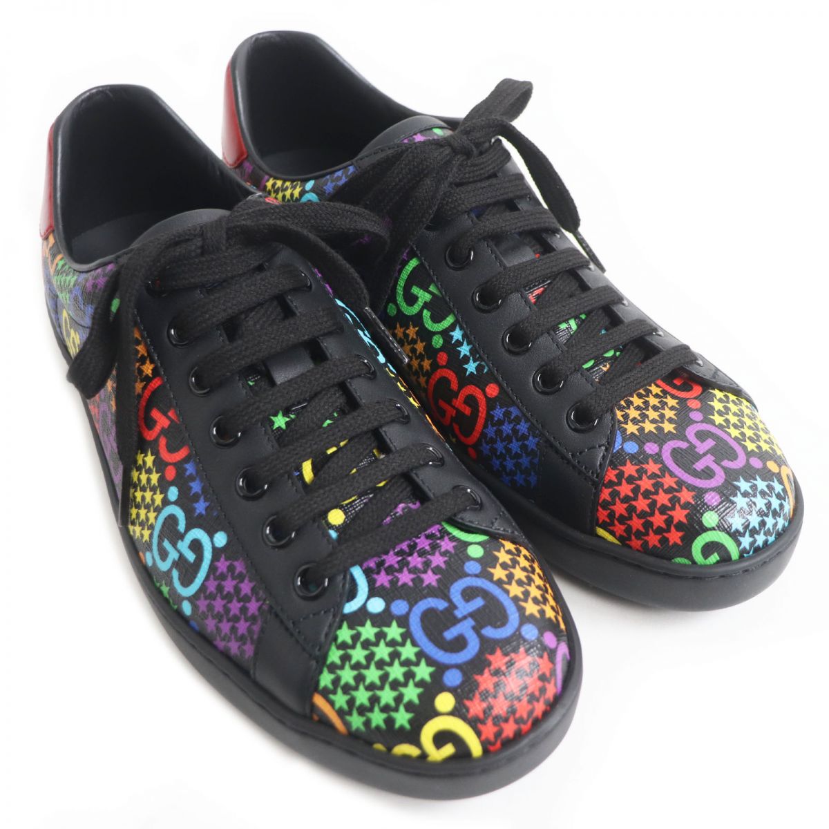 Gucci GG Star Psychedelic Leather PVC Sneakers