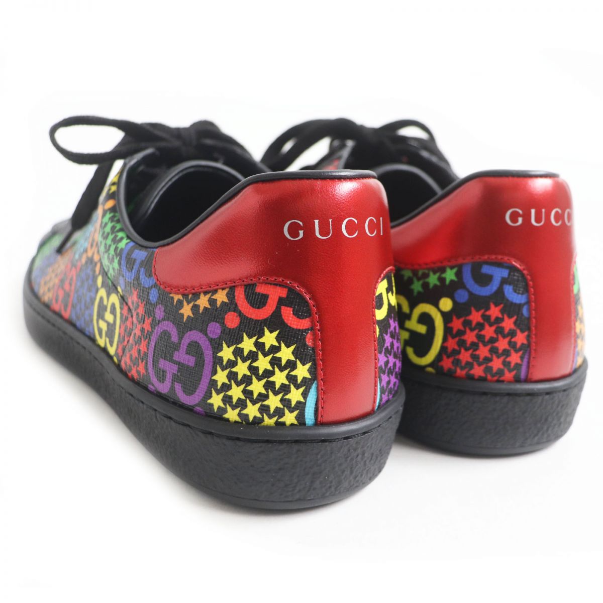 Gucci GG Star Psychedelic Leather PVC Sneakers