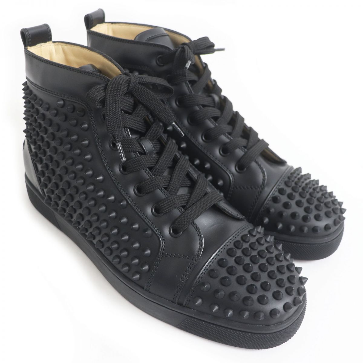 Christian Louboutin Louis Flat Spike Stud Sneakers