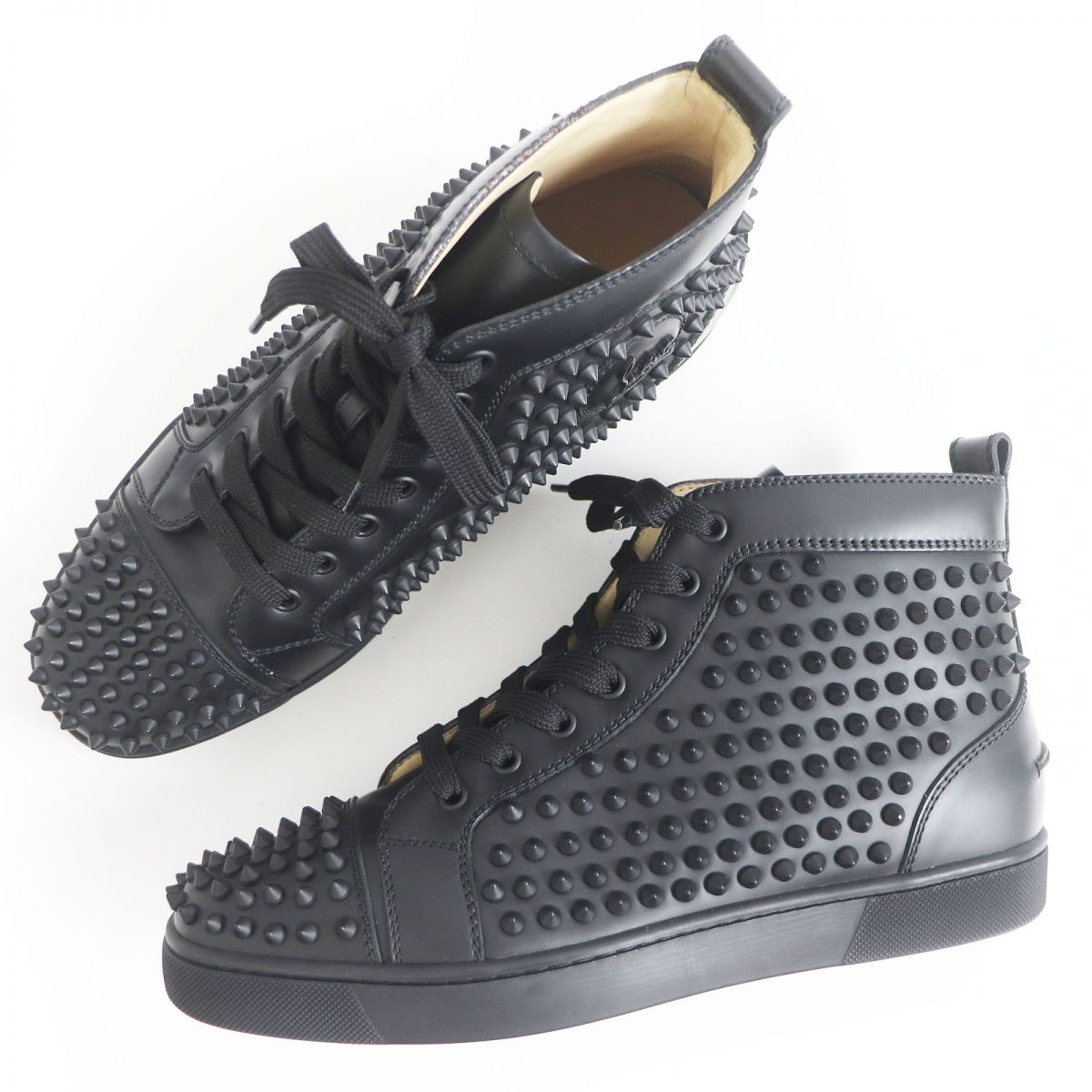 Christian Louboutin Louis Flat Spike Stud Sneakers