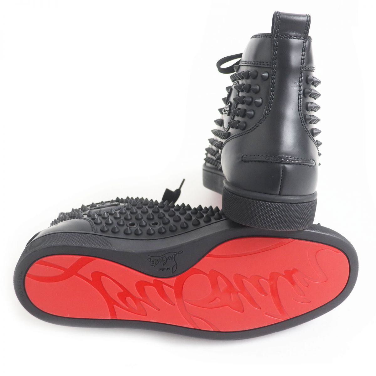 Christian Louboutin Louis Flat Spike Stud Sneakers