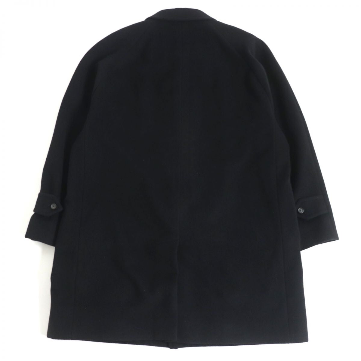 Burberry Wool Cashmere Angora Coat Black M