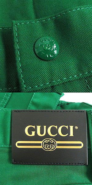 Gucci Bootcut Trousers Green 32