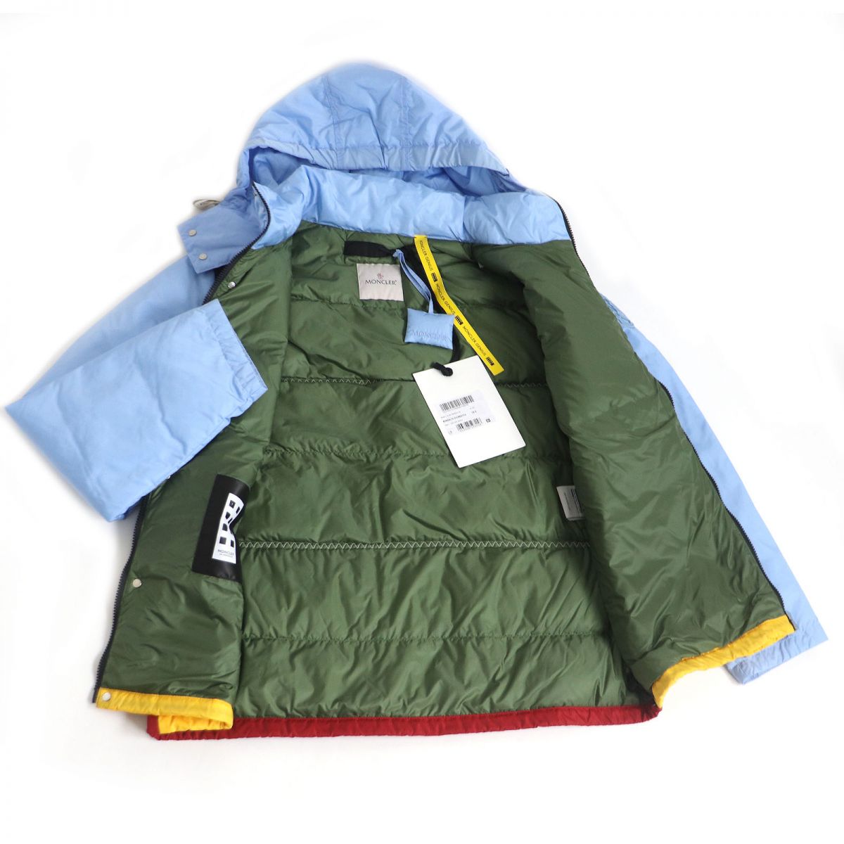 Moncler BOREALIS WZIP Light Down Jacket Multicolor