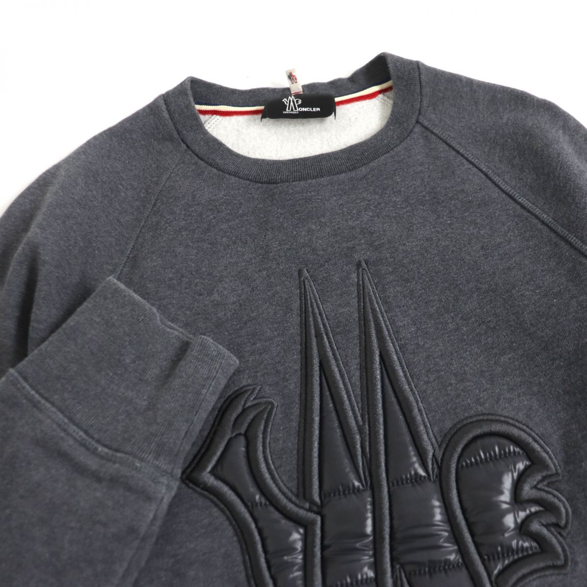 Moncler Grenoble Fleece Logo Sweatshirt Grey S