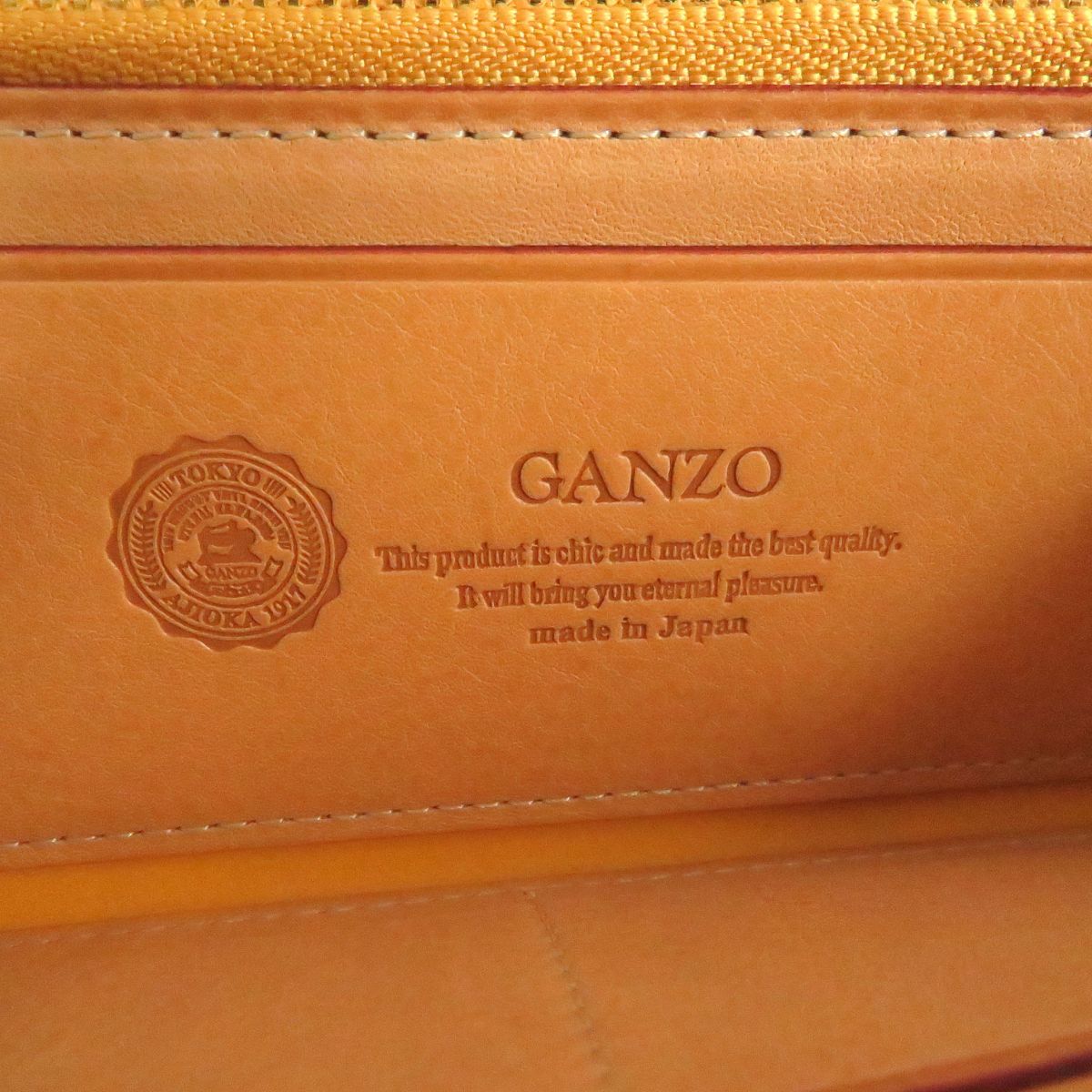 GANZO Thin Bridle Leather Long Wallet