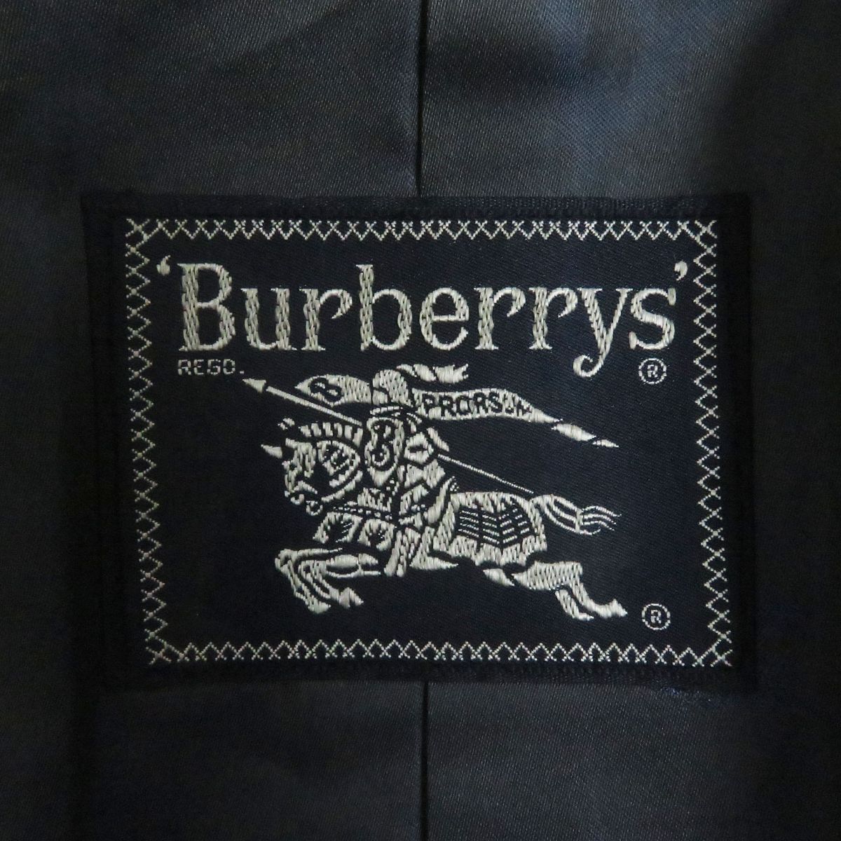 Burberry Cashmere/Silk Balmac Coat Navy Men's