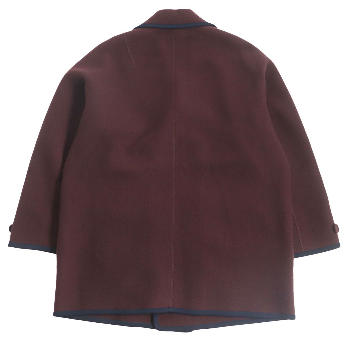 Dior Wool Cashmere Double-Breasted Coat Brown