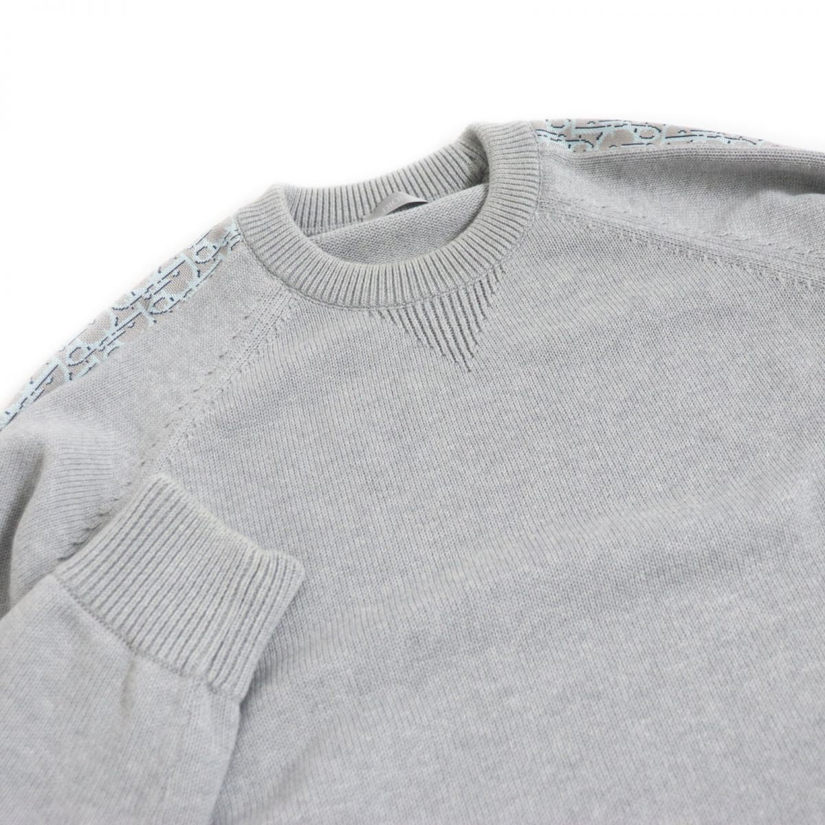 Dior Oblique Side Line Silk Knit Sweater L