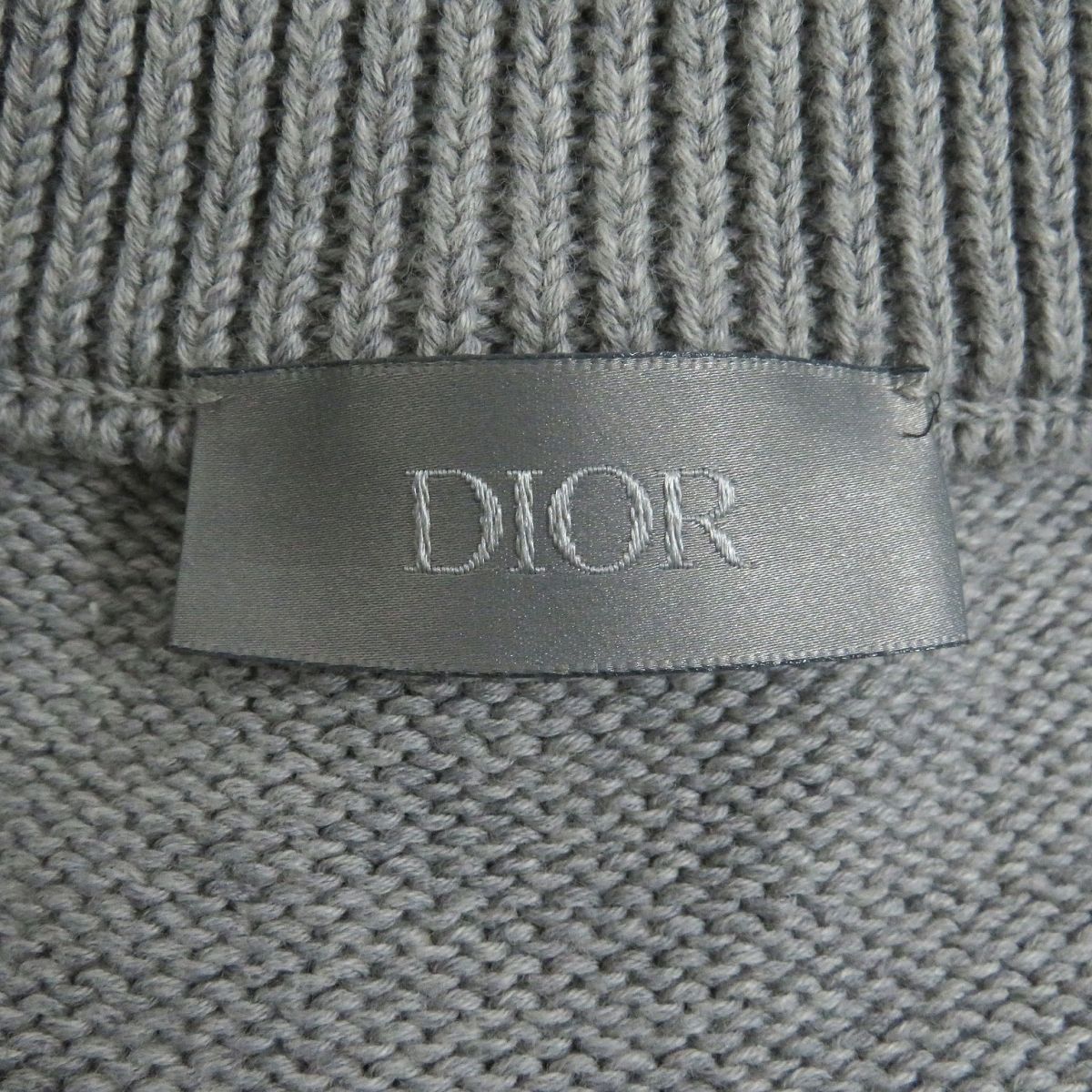 Dior Oblique Side Line Silk Knit Sweater L