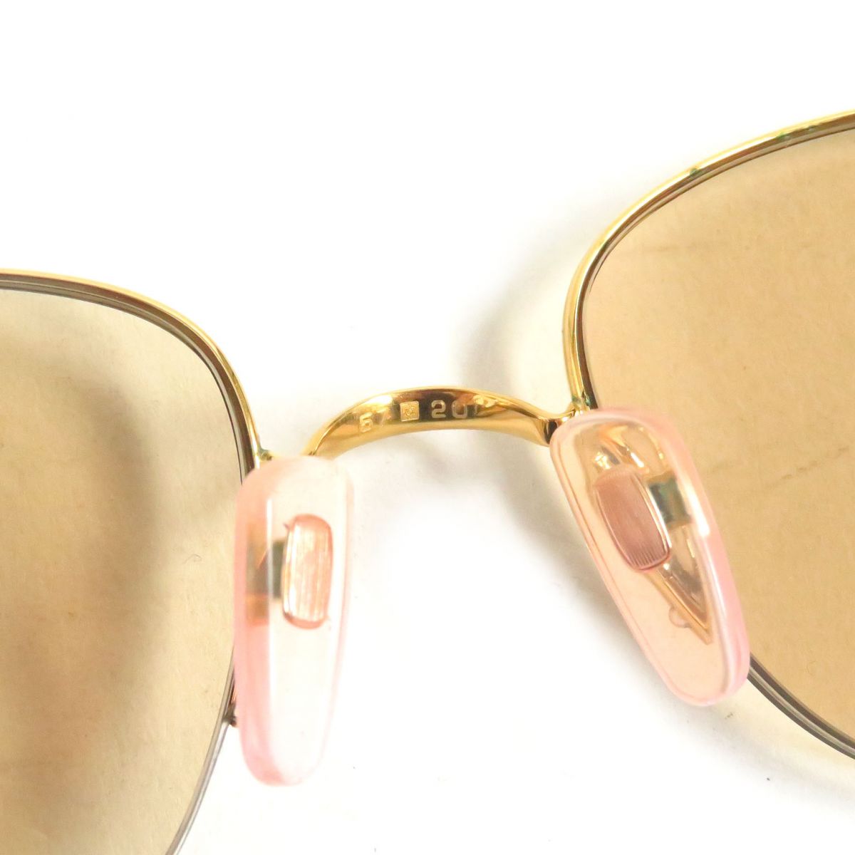 Cartier Trinity Half-Rim Sunglasses Gold Bordeaux