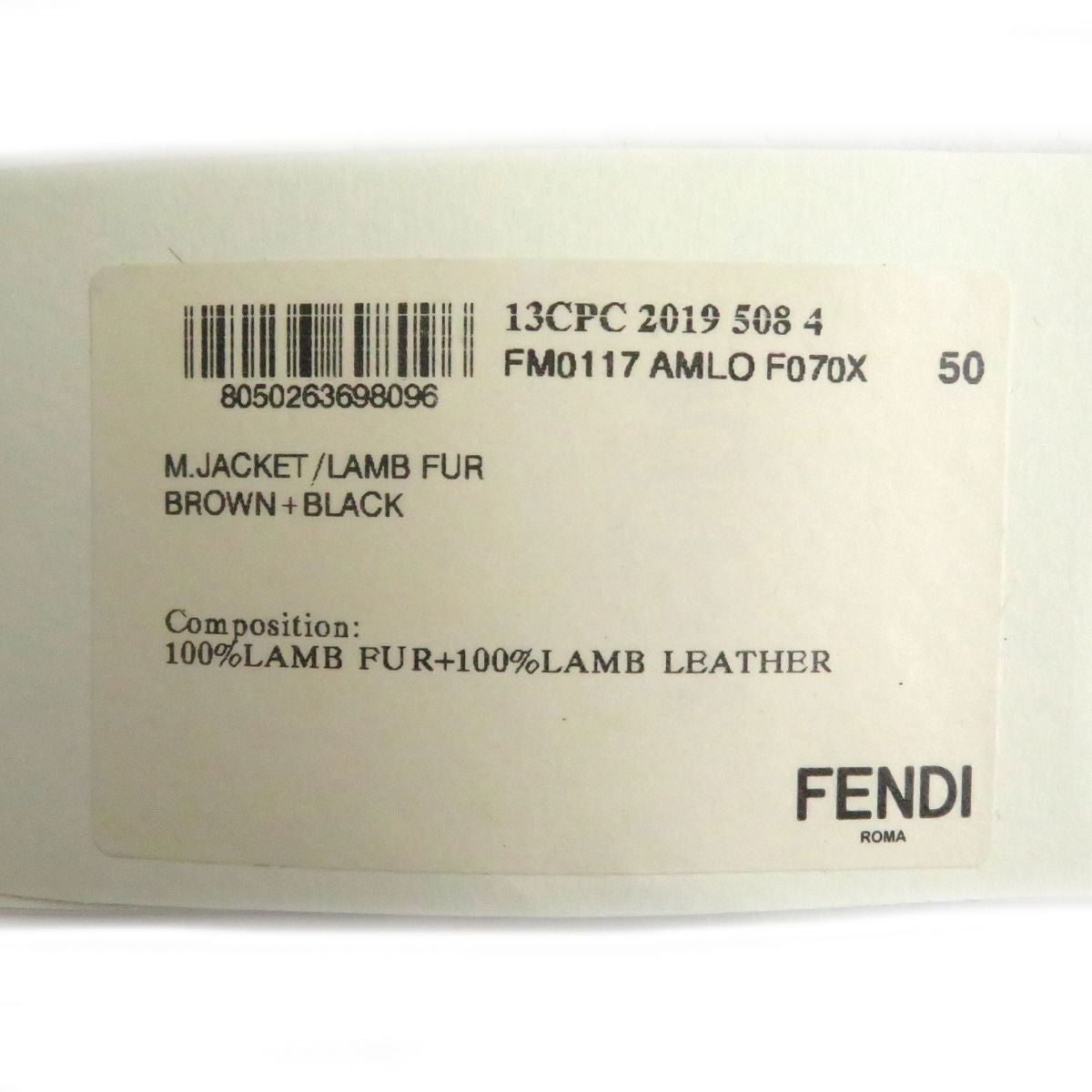 Fendi Reversible Lamb Leather Shearling Jacket