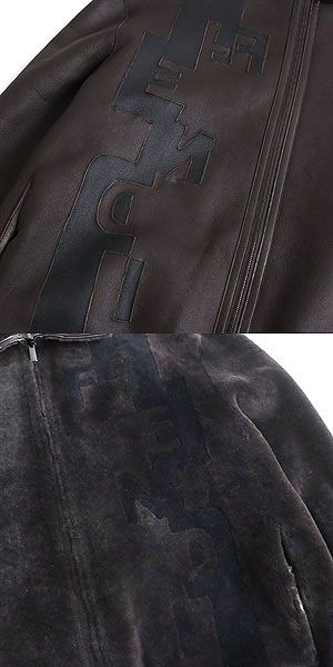 Fendi Reversible Lamb Leather Shearling Jacket