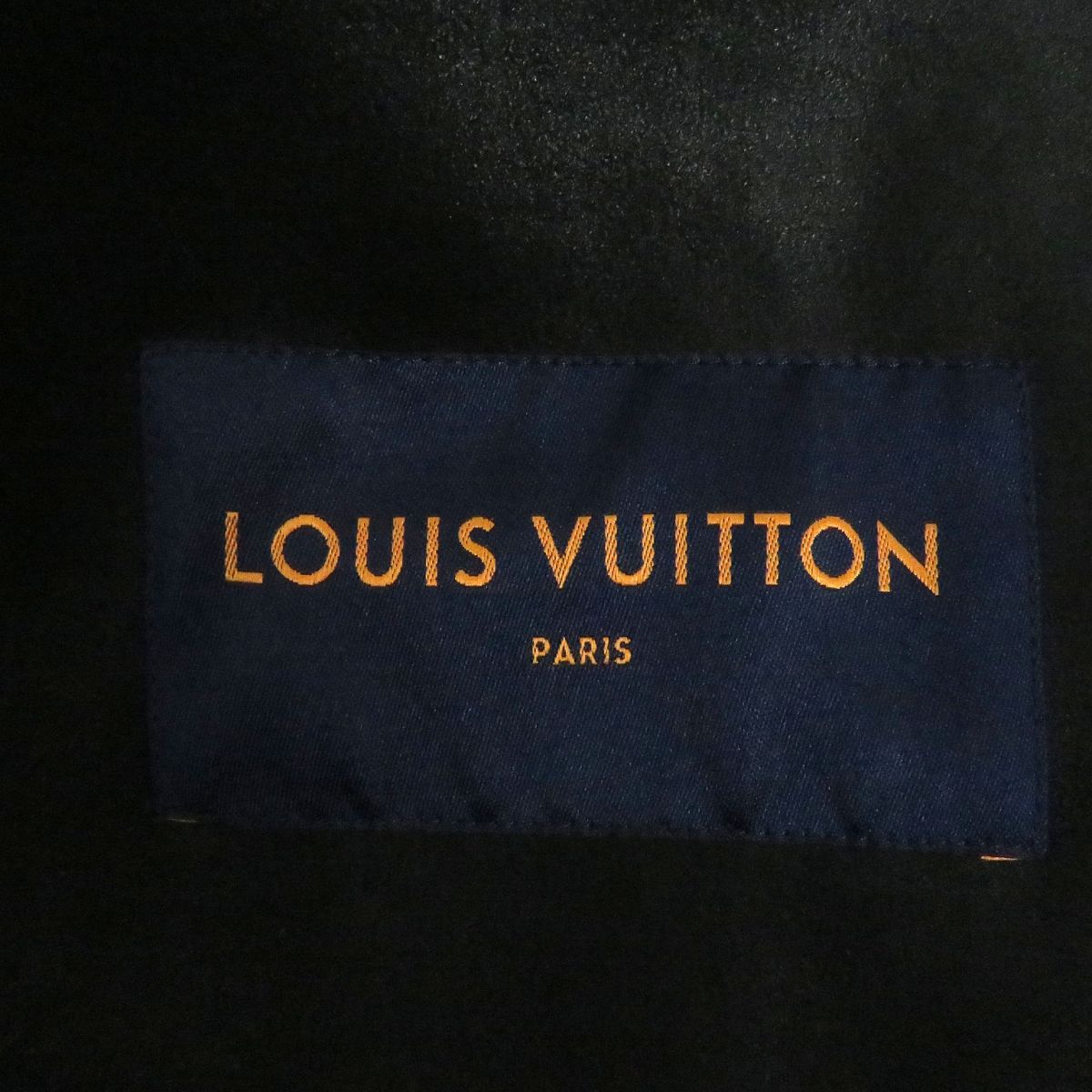 Louis Vuitton Leather Trucker Jacket 3D Pocket LV Logo