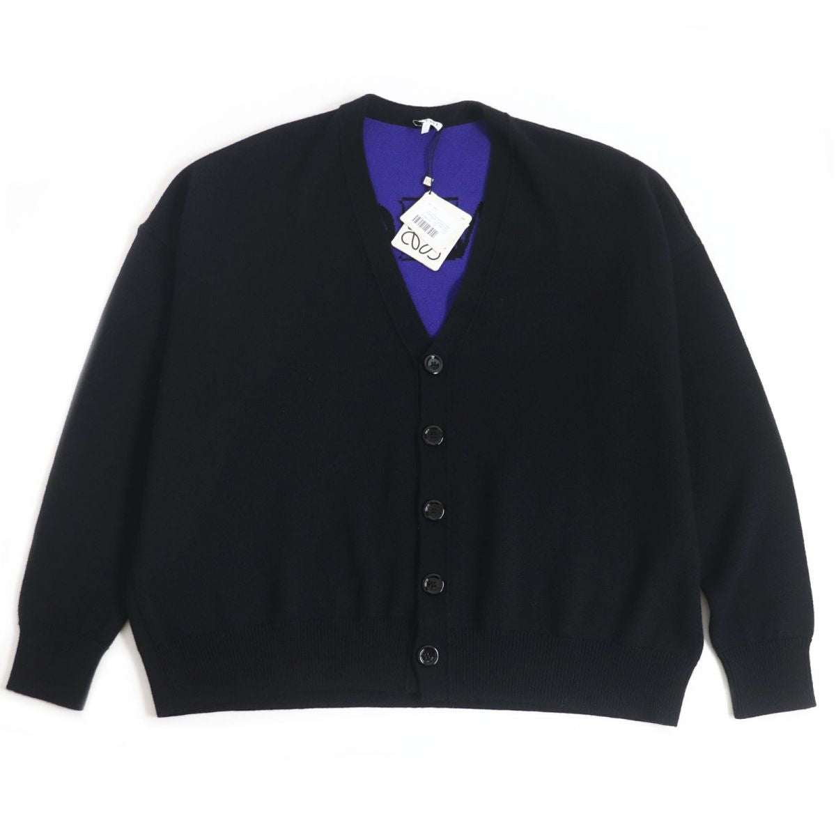 Loewe Wool Knit Cardigan XS Black