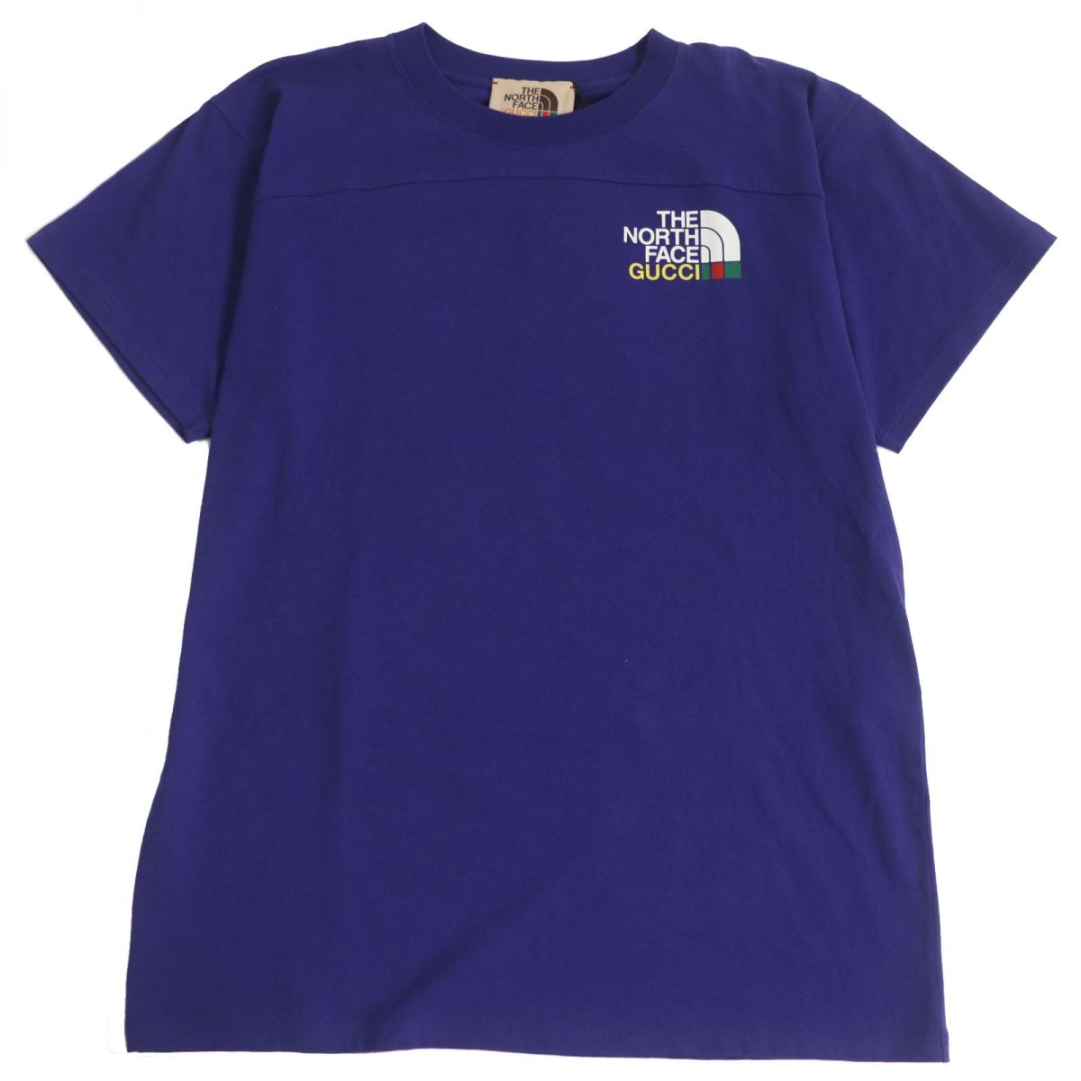 Gucci x The North Face Logo T-shirt Blue S