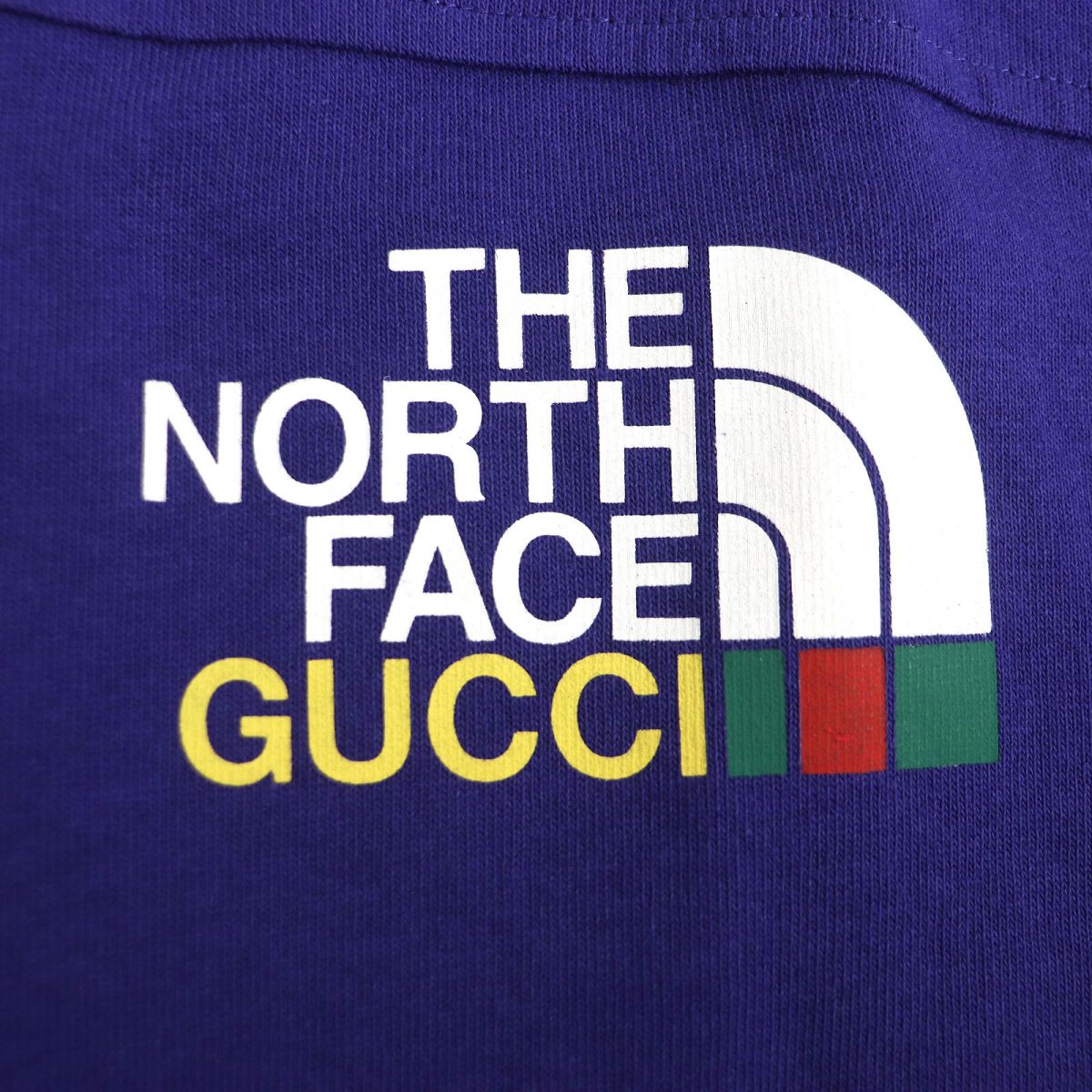 Gucci x The North Face Logo T-shirt Blue S